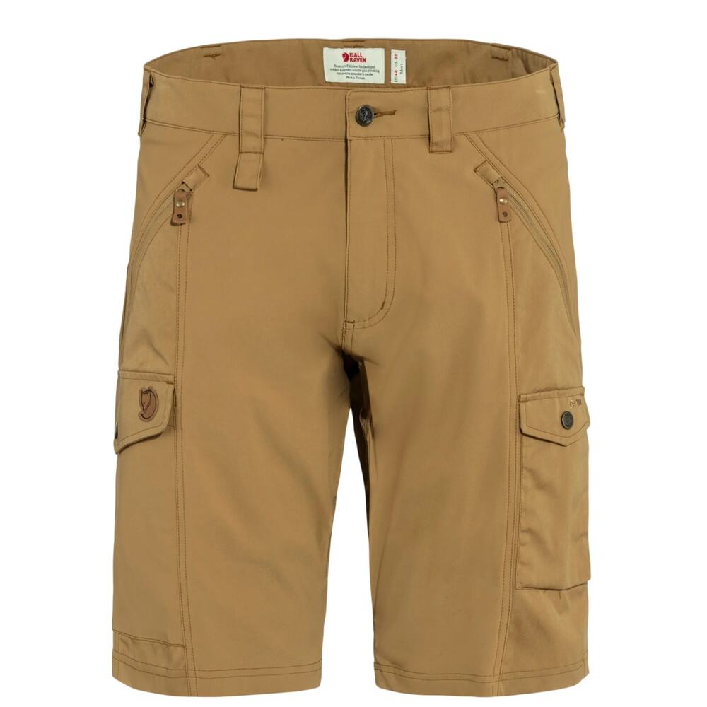 FJALLRAVEN Men's Abisko Outdoor Shorts Size 30- 31 Brown Tan Cargo G-1000 NWOT